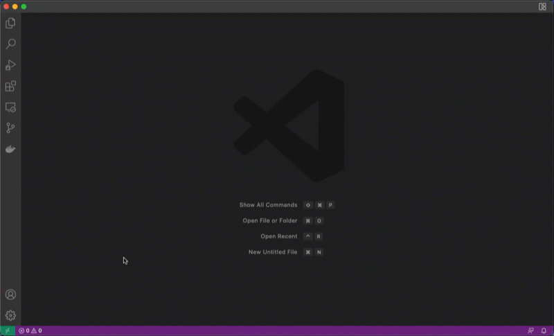 All ngrok options available from VSCode's command palette