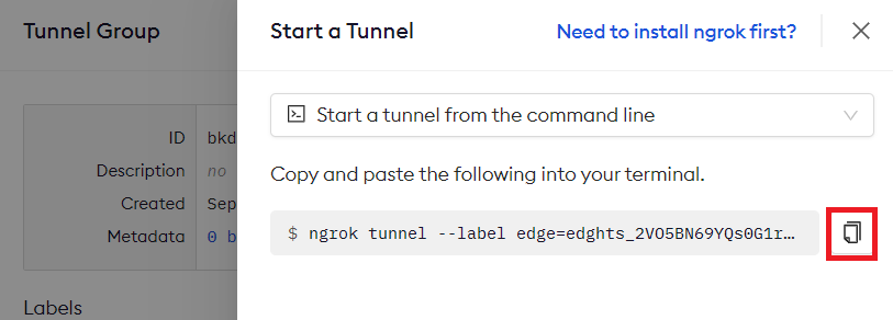 tunnel config